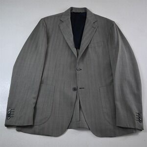 Fusaro Antonio 44R Gray Ethomas Italy Soft Shoulder Blazer Jacket Sport Coat